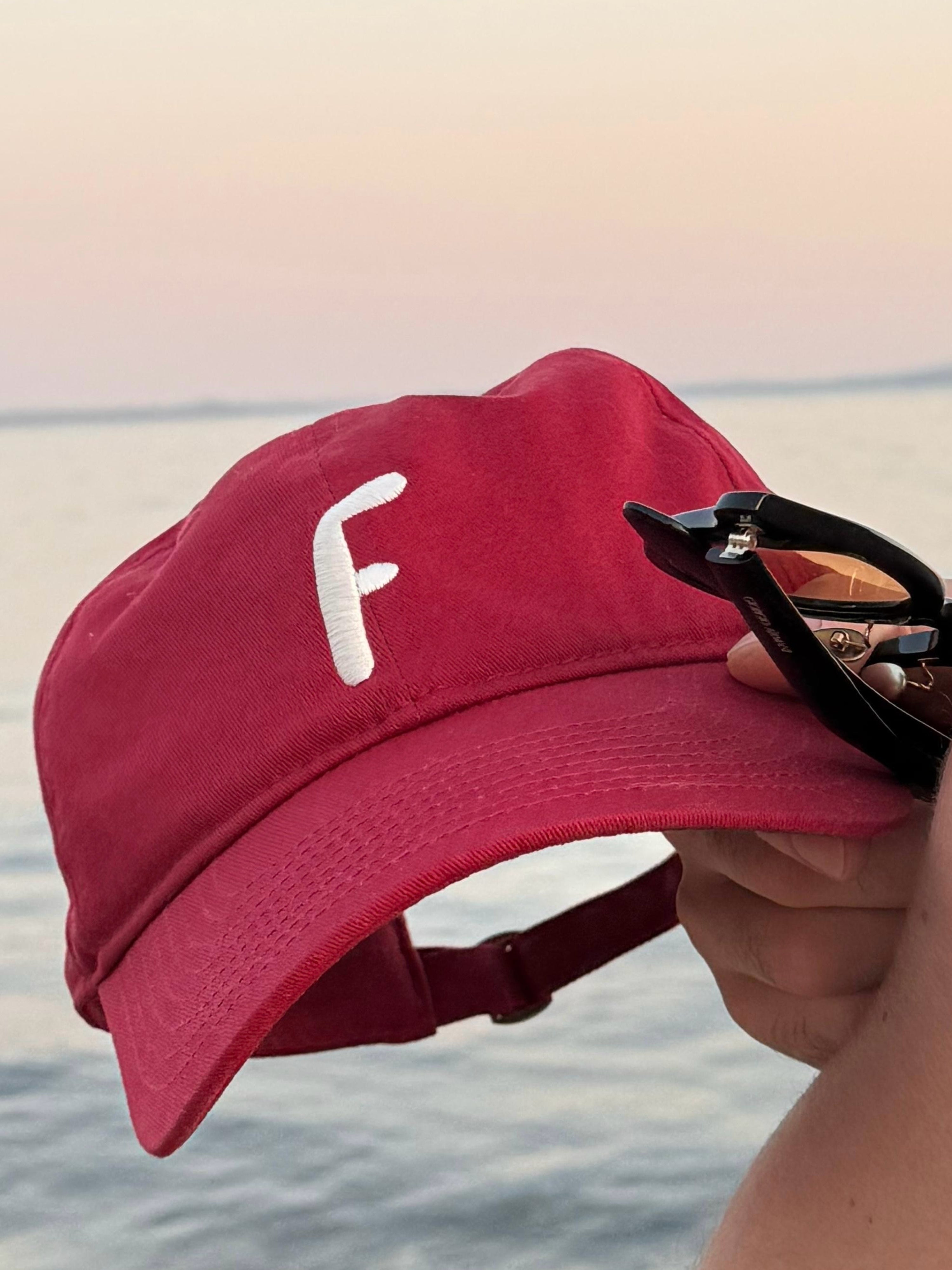 F LOGO CAP - BORDO