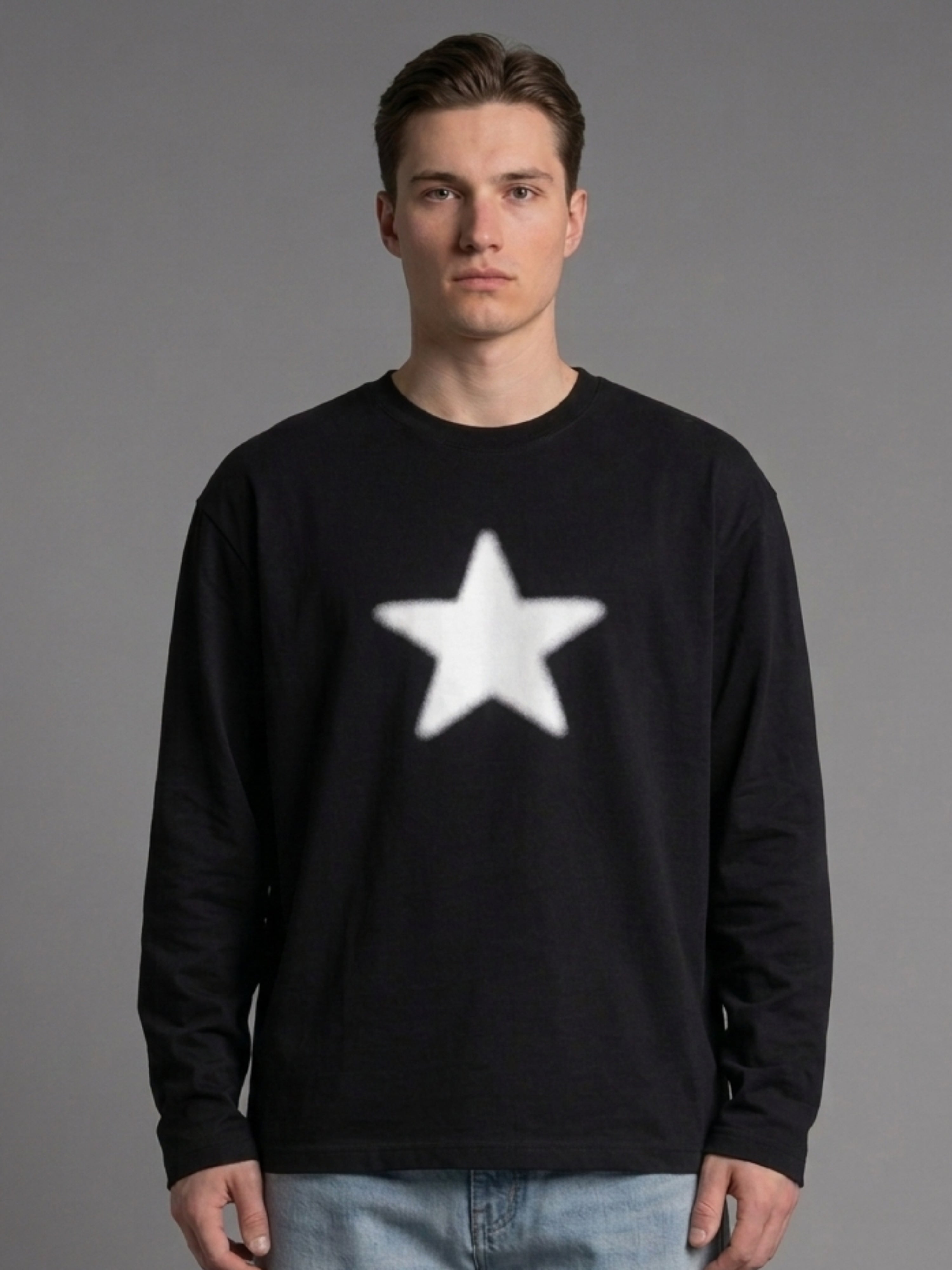STAR UZUN KOLLU T-SHIRT