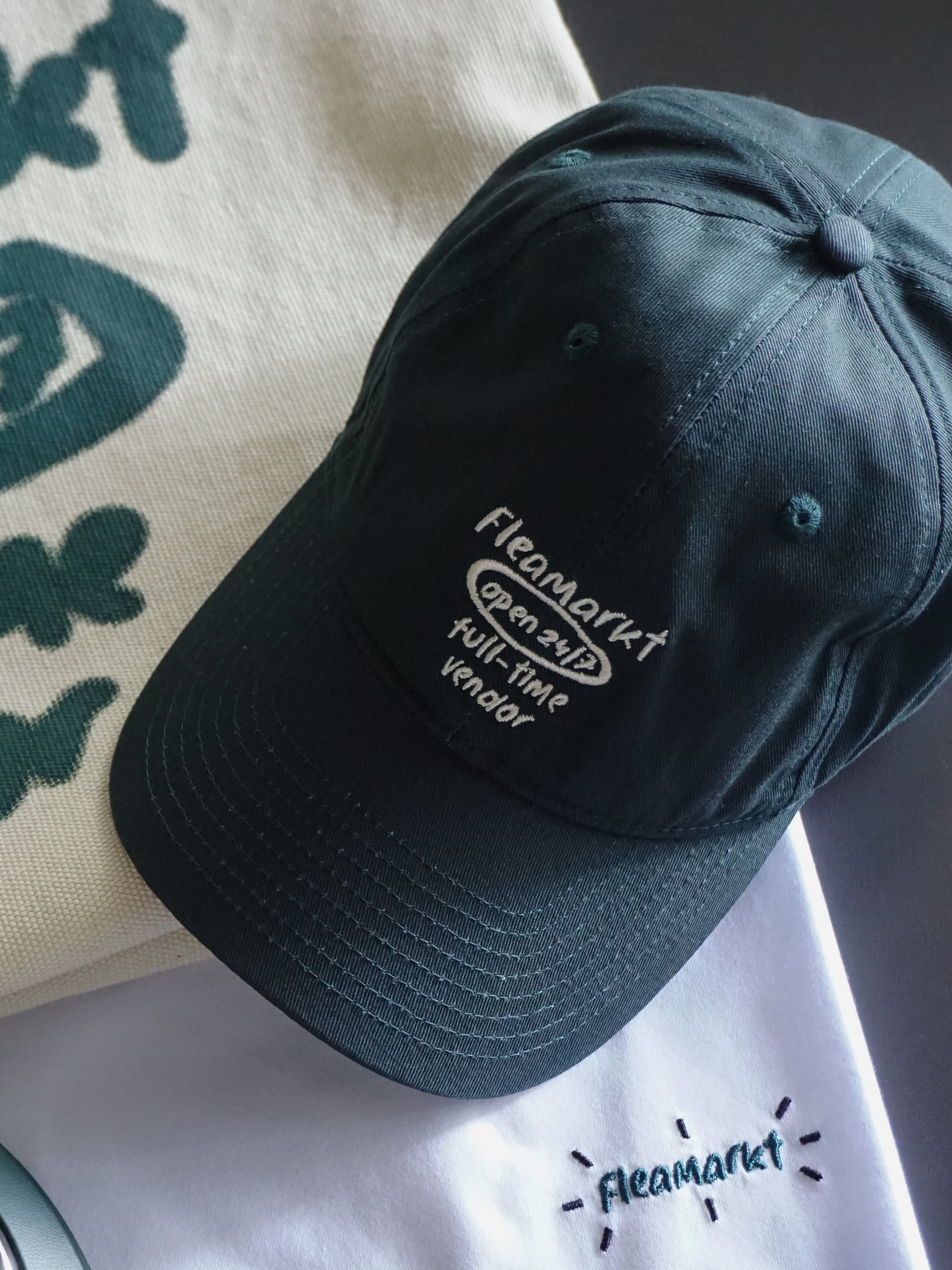 FLEAMARKT LOGO CAP - HAKİ