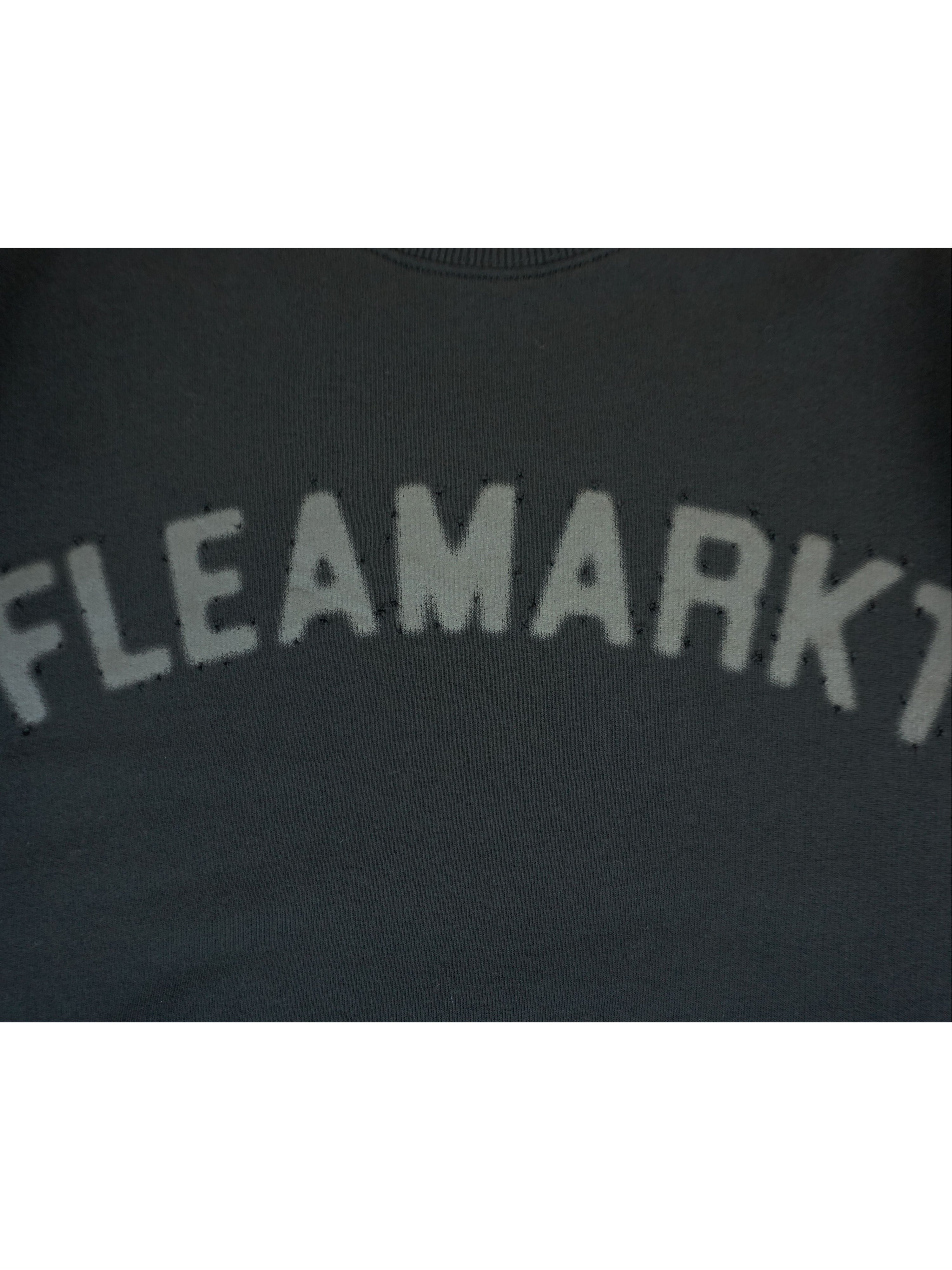 FLEAMARKT BLUR SWEATSHIRT - SİYAH