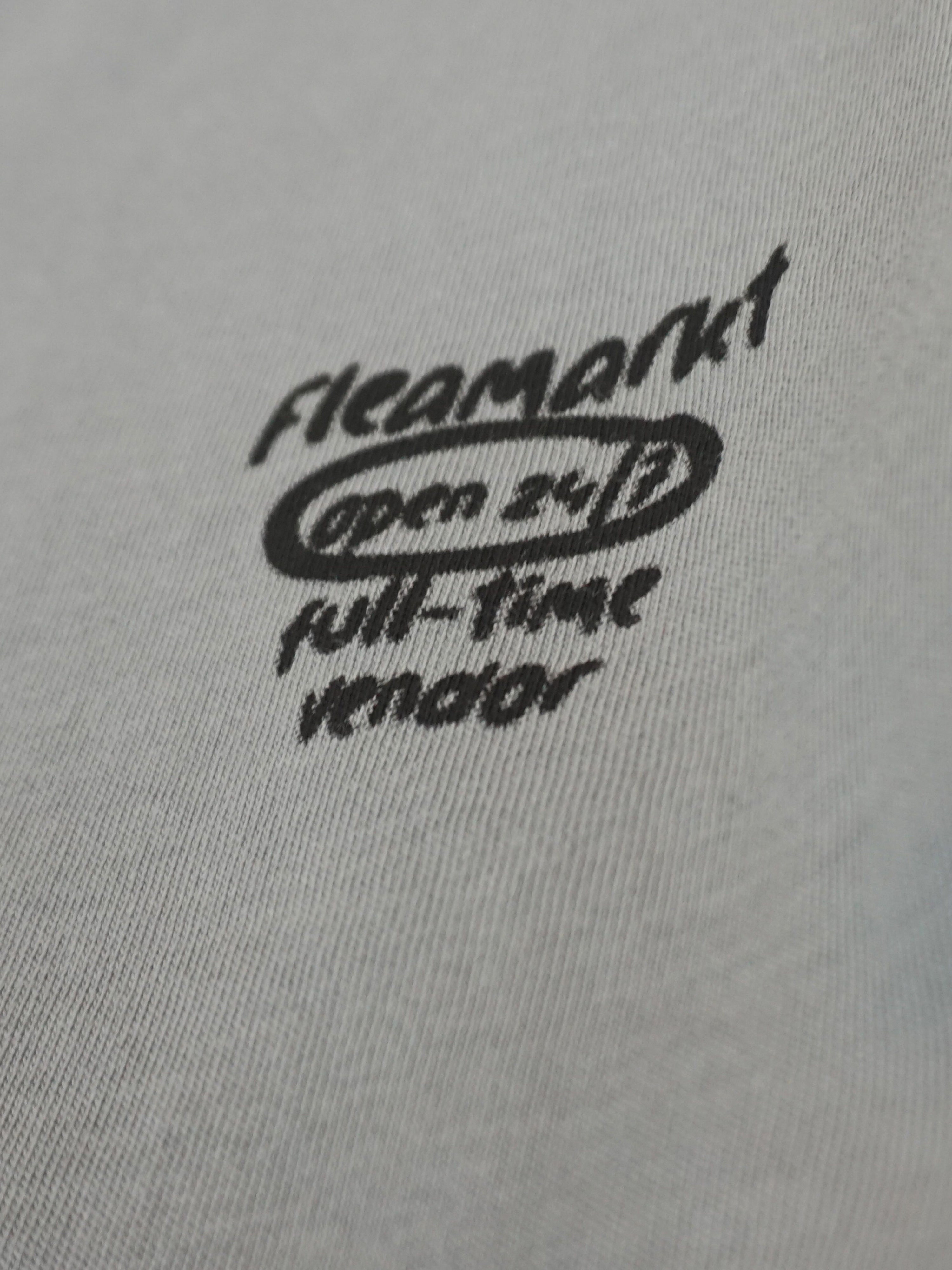 SPRAY DOUBLE SLEEVE T-SHIRT - AÇIK GRİ