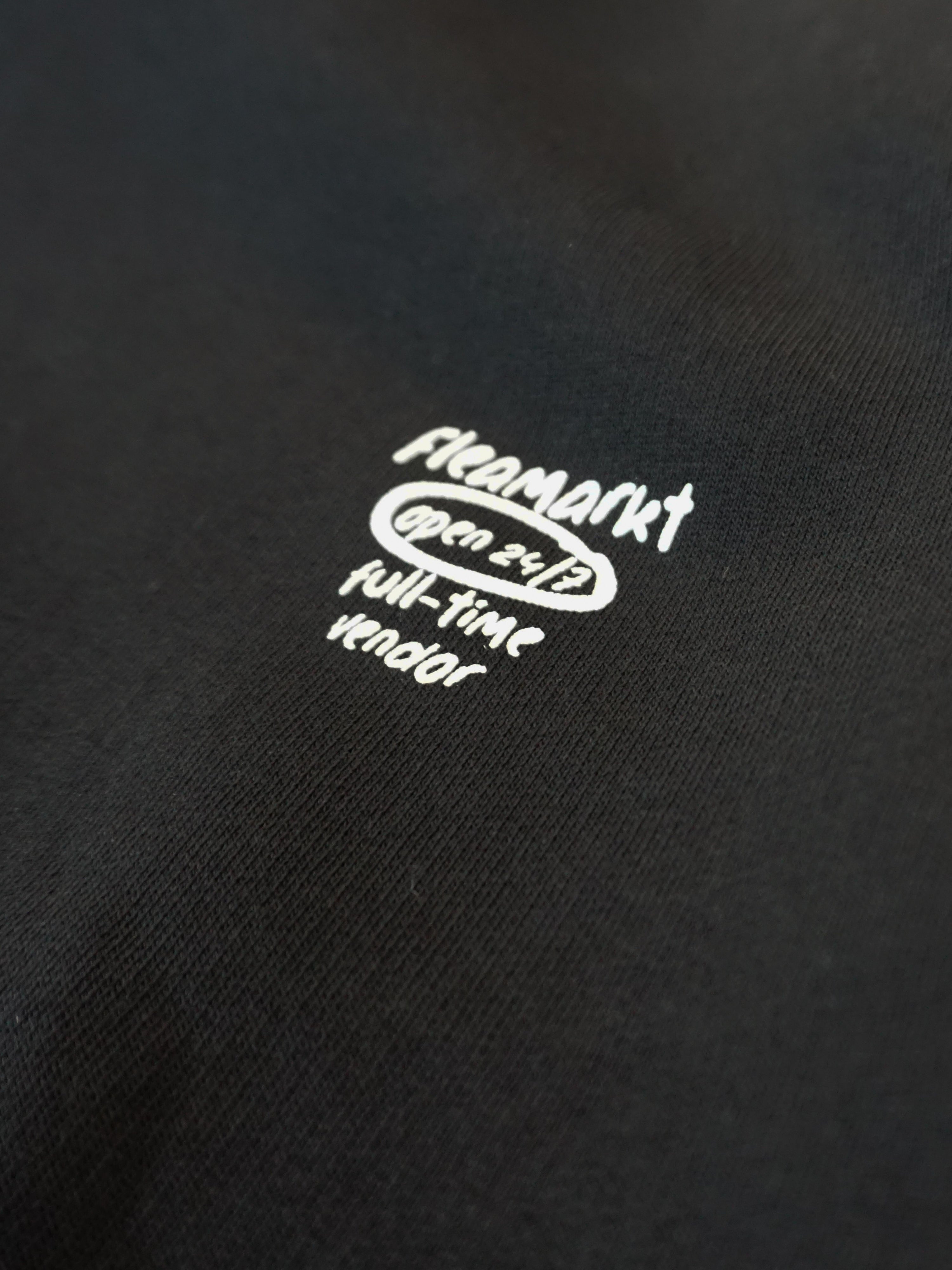 FLEAMARKT SPRAY HOODIE - SİYAH